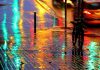 五光十色的雨街